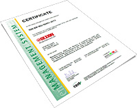 Certificate DIN EN ISO 50001